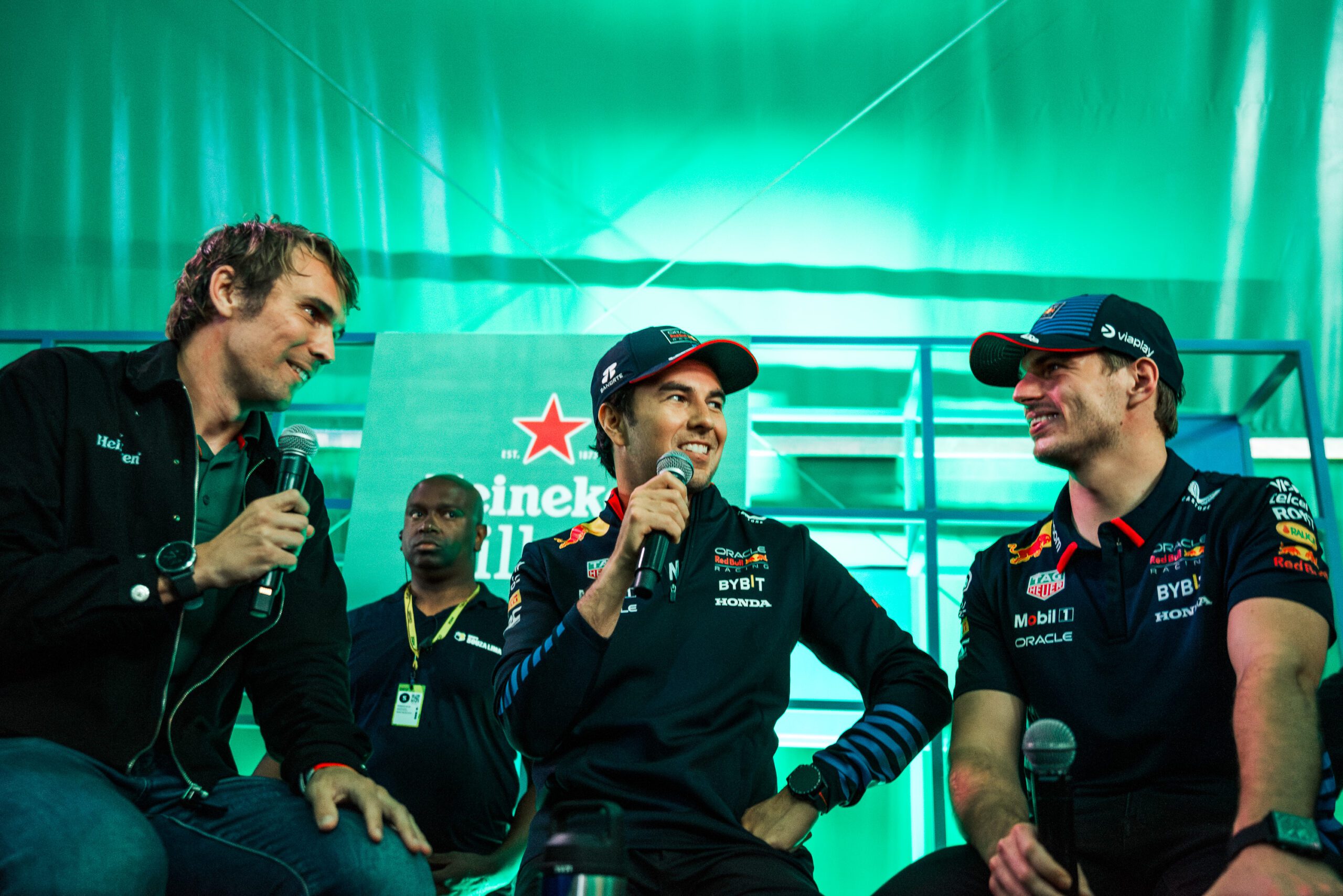 Heineken recebe Verstappen e Pérez: o destaque da F1 Brasil