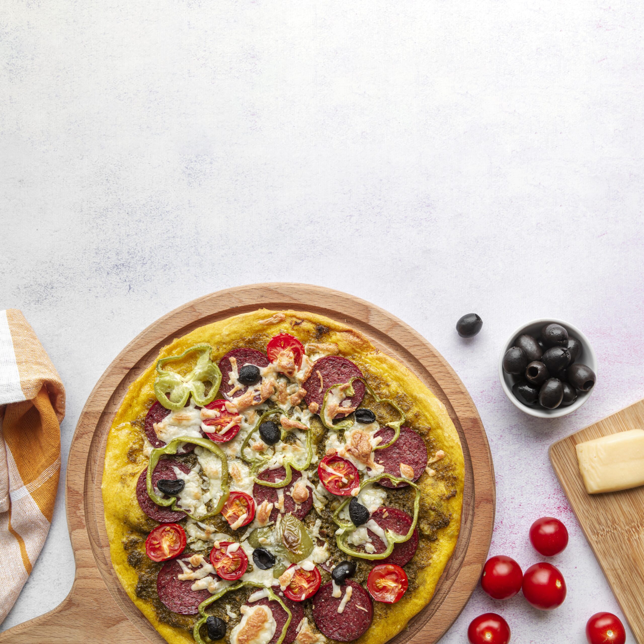 Pizza saudável em casa: ideia para um jantar especial