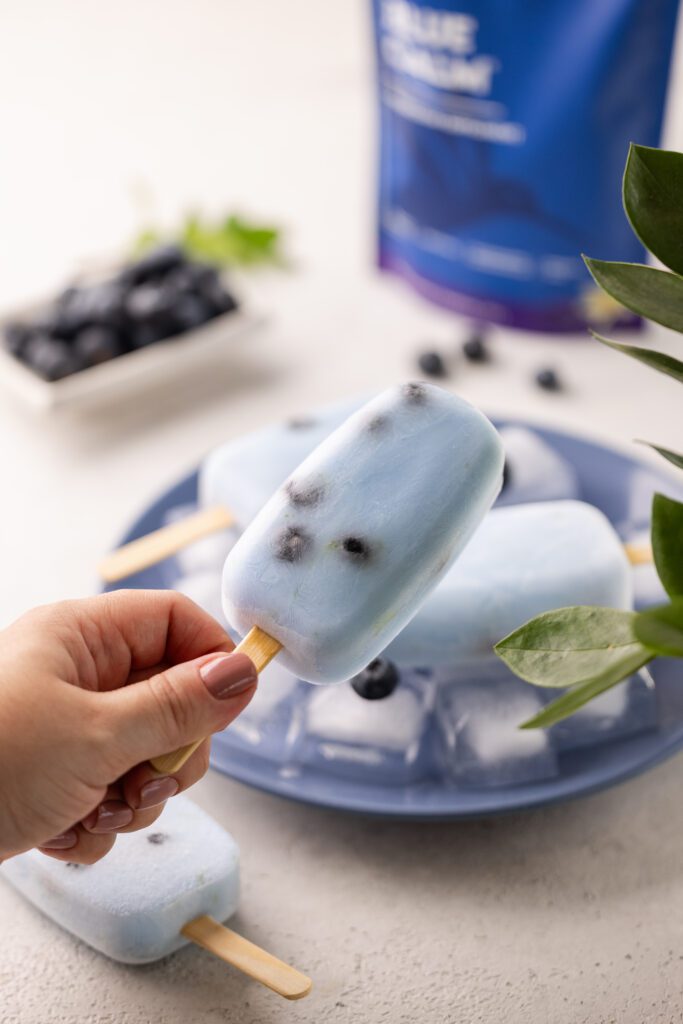 Para a sobremesa do jantar, um picolé relaxante!