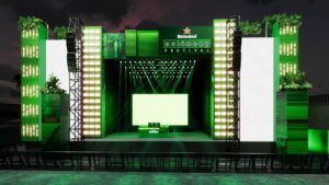 Arte 3D do palco - divulgação ATENAS.ag