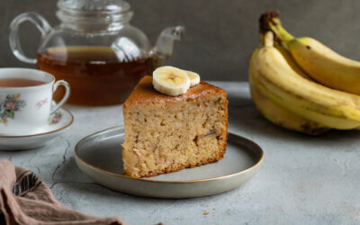 Receita de bolo de banana funcional