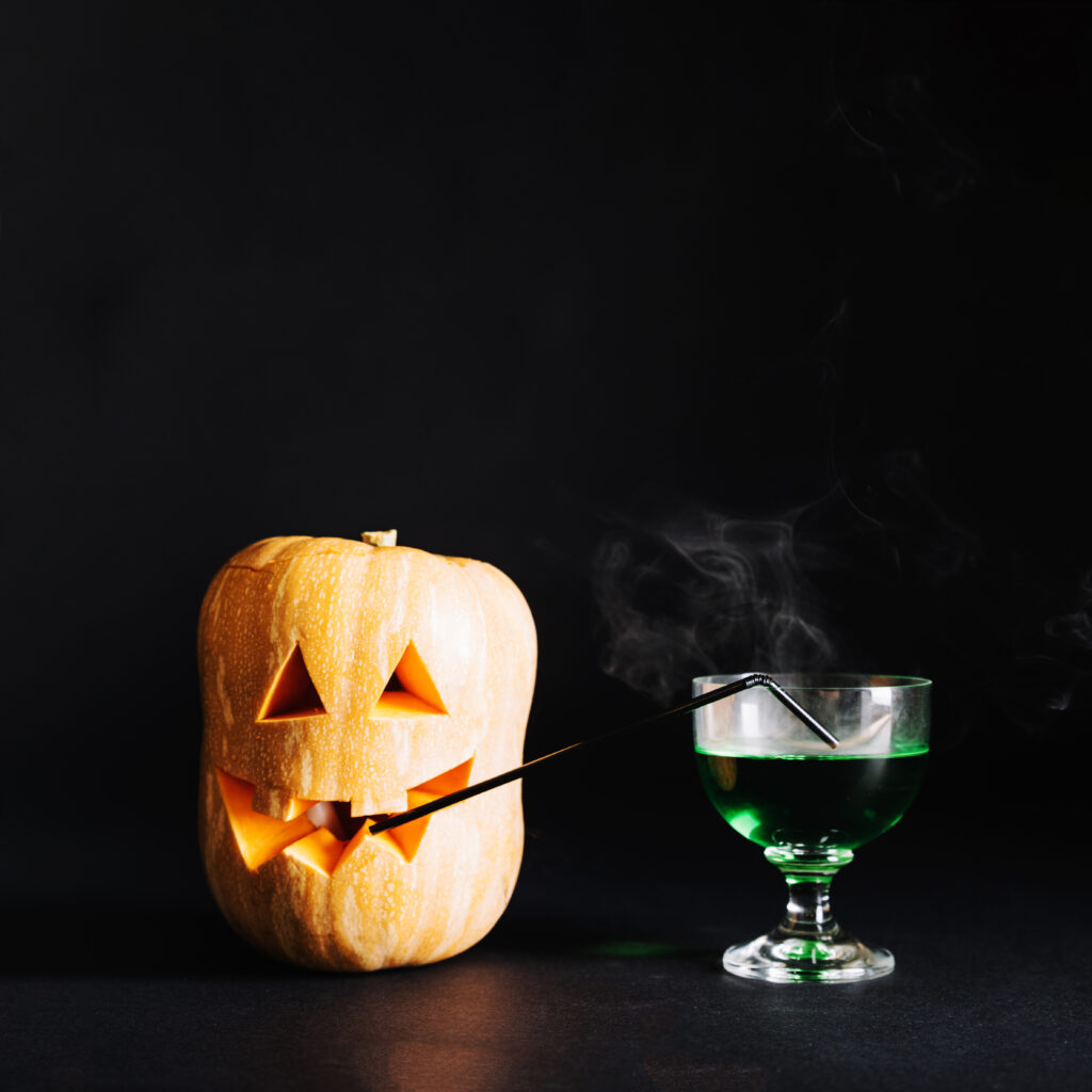 Receita de drink fit para o Halloween